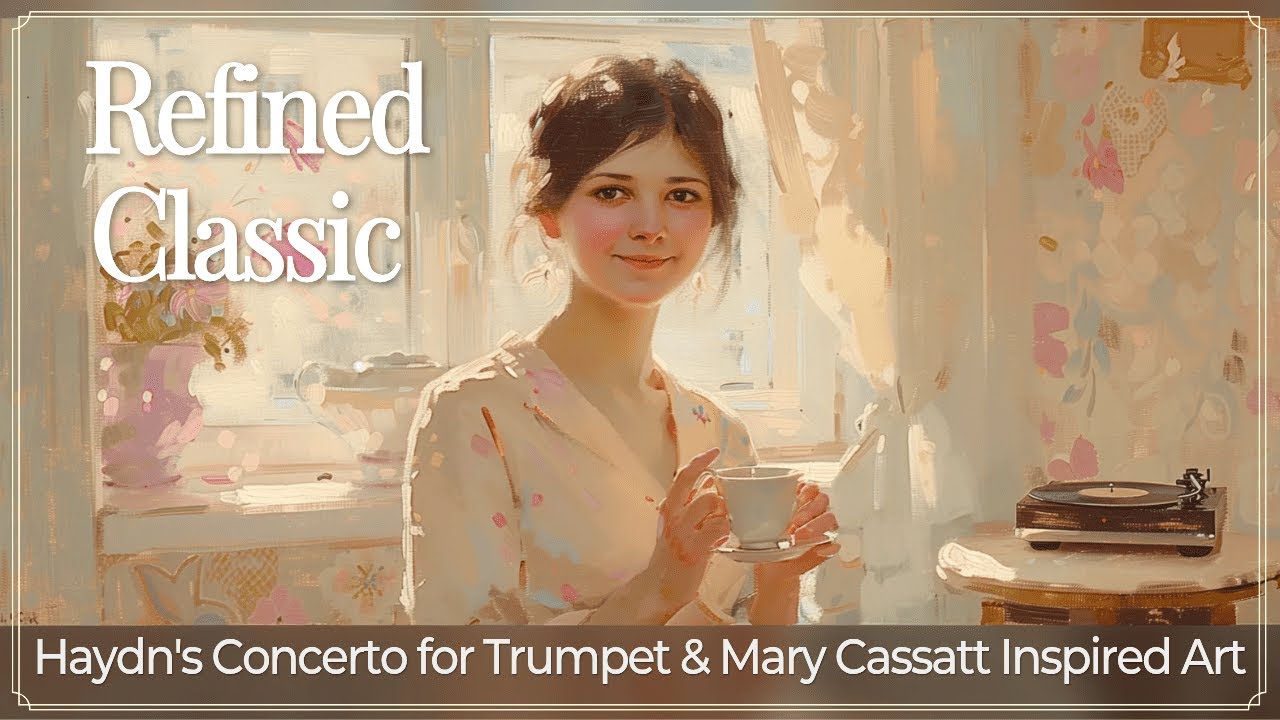 [명화음악]전직 연주자가 선택한 하이든의 '트럼펫 협주곡' 클래식 로파이🎺메리 카사트 화풍에서 영감받은 작품🎨