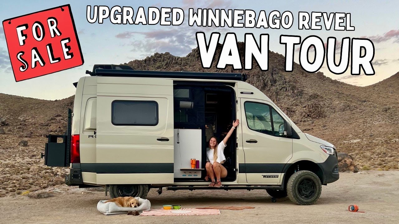 FOR SALE! 2023 Winnebago Revel Sprinter Campervan - Solo Female Travel Nurse Van Tour, Alex & Riggs🐾