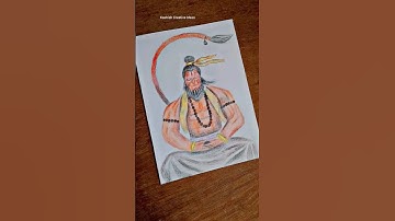 Lord Hanumanji Drawing / Pencil Colour Drawing #shorts #youtubeshorts #hanumanji #drawing