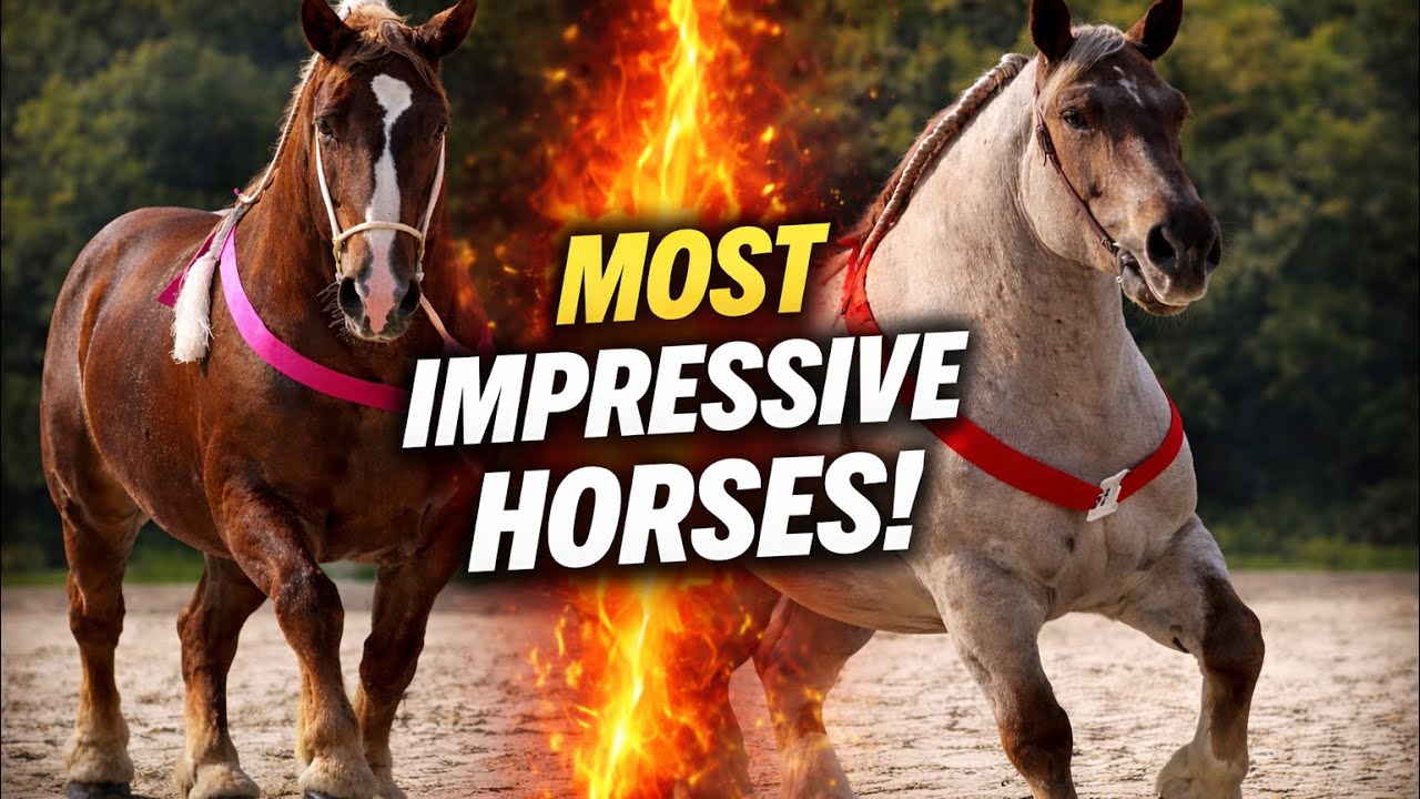The Strongest Horses in the World – Unbelievable Power‼️FRANCE-BRETON🇫🇷