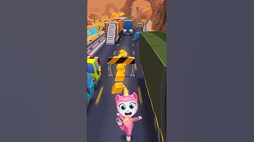 Best Funny Fails Talking Tom Gold Run Unicorn Angela Android Gameplay #shorts #talkingtom #shortfeed