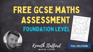One Page GCSE Maths Assessment - Foundation - Full Solutions