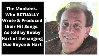 Video thumbnail of "The Monkees. Behind the Scenes in the Studio. As told by Bobby Hart of the Duo Boyce & Hart"