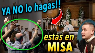 Esto NO se hace en MISA - NO es litúrgico -  Deja de hacerlo!!
