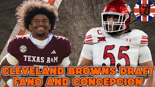 BROWNS DRAFT SPENCER FANO & KC CONCEPCION IN FIRST ROUND - UK BROWNS FAN