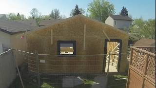Garage Masters build timelapse Complete Garage Build Full 40 Minute Timelapse