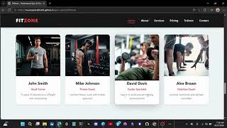 💪 Project — Gym Website