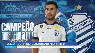 CSA enfrenta o CSE com retorno de Camacho em duelo alagoano pela Série D - 16/05/2026