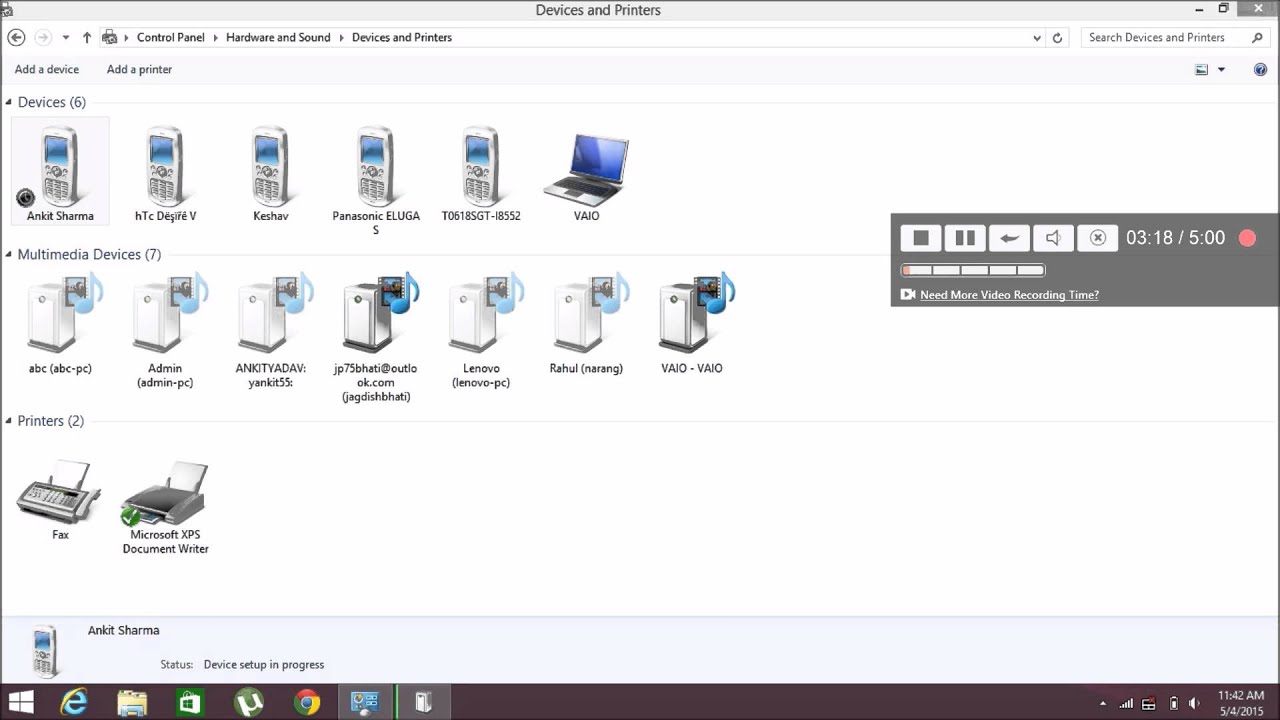 How to Play Music via bluetooth on laptop through phone - YouTube