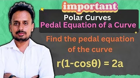 Pedal Equation of the Polar Curve