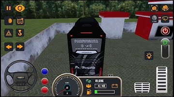 LIVERY #10 New Bus Black - Mobile Bus Simulator Android GamePlay HD