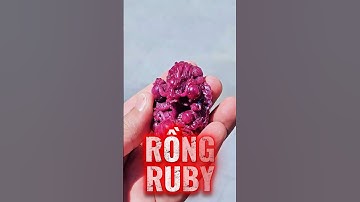 Rồng Ruby đỏ - Biểu tượng Quyền Uy và nội lực từ Đá Quý thiên nhiên #ruby #phongthuy