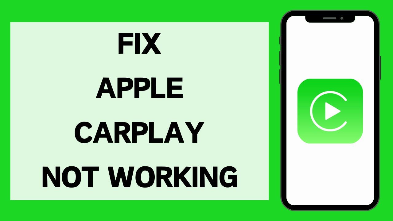 How To Fix Apple CarPlay Not Working | Apple CarPlay Not Connecting ...