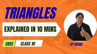 Triangles Explained in 10 minutes | Exam Recap | Class 10 #exam #class10 #education #maths