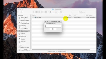 Iris mini - How to install and activate Iris mini (MacOS)