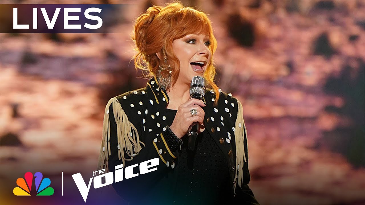 Reba McEntire Performs "I Can't" The Voice Lives NBC YouTube