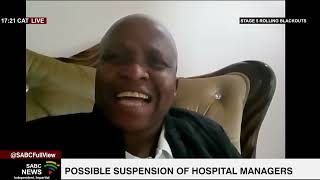 Update on North West hospital newborn babies matter: Madoda Sambatha