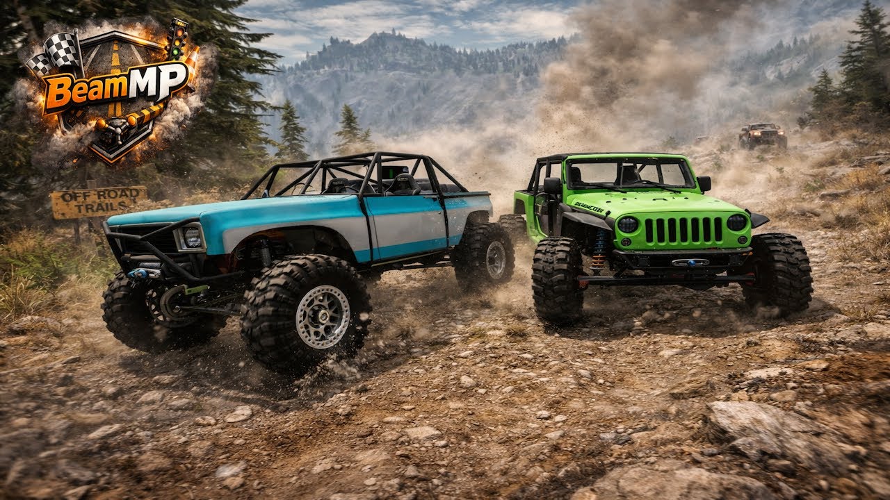 WE TRIED REALISTIC OFFROAD DRIVING! YOU WRECK YOUR DONE! - BEAMMP