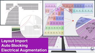 Information Layout Import, Auto Blocking and Electrical Augmentation with PVFARM Guide