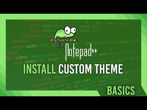 Notepad++ Theme/Skin Tutorial | Install & Activate | Full Guide