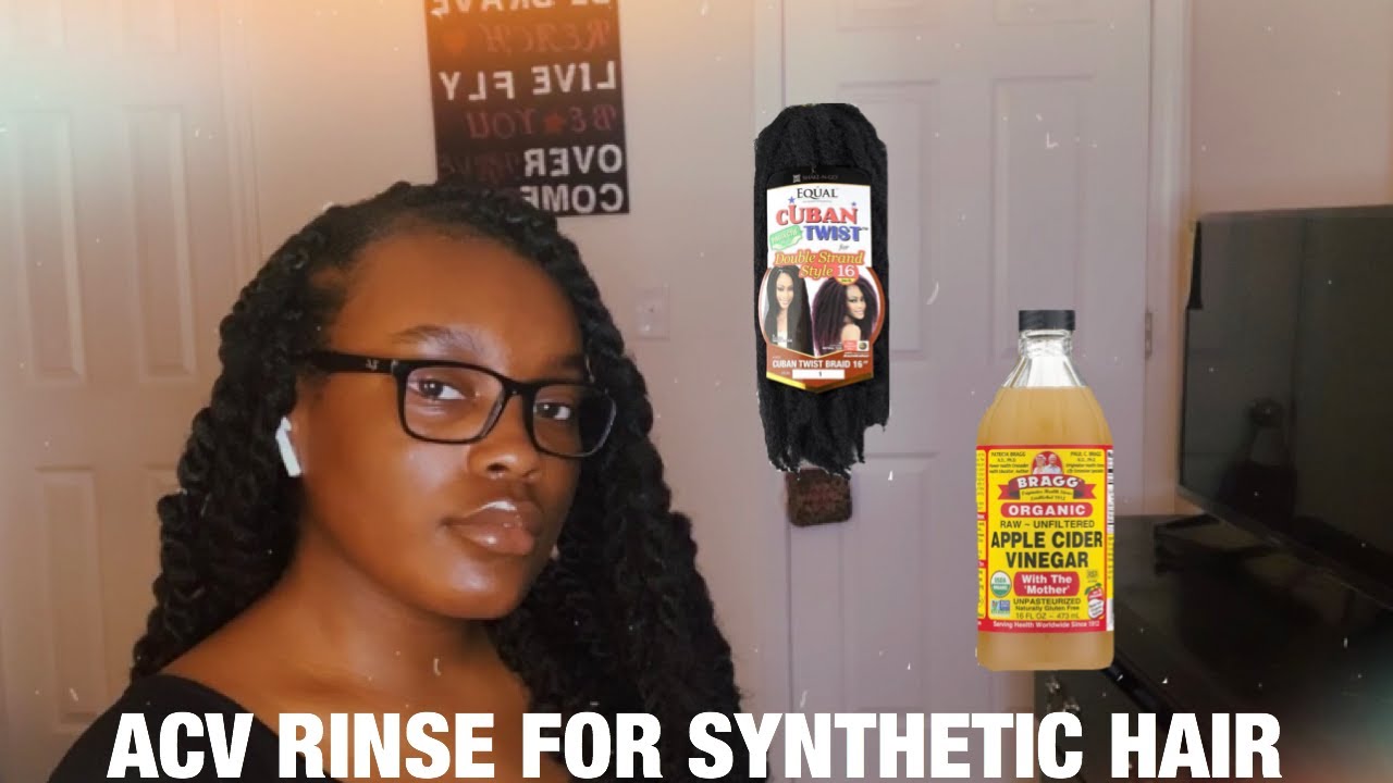 ACV Rinse for Synthetic Braiding/Twisting Hair Sensitive Hair