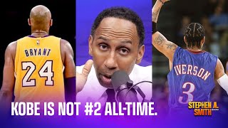 Kobe Bryant is not the second greatest player in NBA history, A.I.