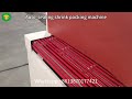 Full automatic sealing and shrink packing machine