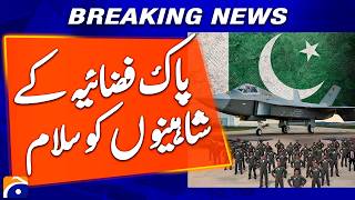 Pakistan Air forece ke Shaheeno ko Aoun Chaudhry ka Salam | Geo News screenshot 4