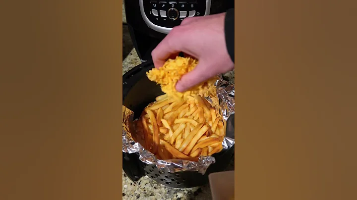 YUMMY Air fryer Cheese fries#shorts