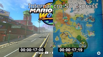 Switch 2 Load Times Comparison onn Micro SD Express Card Walmart Brand