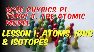 GCSE Physics P1. Topic 4 Atomic model. Lesson 1 - Atomic structure ions & isotopes