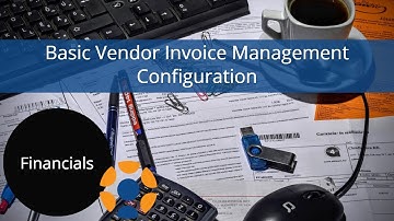 Basic Vendor Invoice Management Configuration