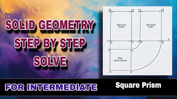 1. (square prism) Solid geometry| step by step| @WaheedArts07 