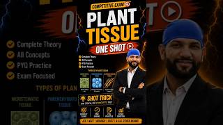 RRB NTPC | Plant Tissue One Shot 🌱 | 30 Sec Me Complete #rrbs #ibps #viral #latestupdates #shorts