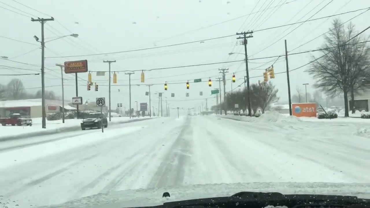 Driving in High Point NC Snow camera iphone 8 plus apk