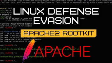 Linux Defense Evasion - Apache2 Rootkit