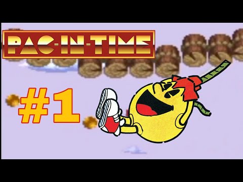 Pac-In-Time Level 1-3 (SNES)(Pac-Man Game)