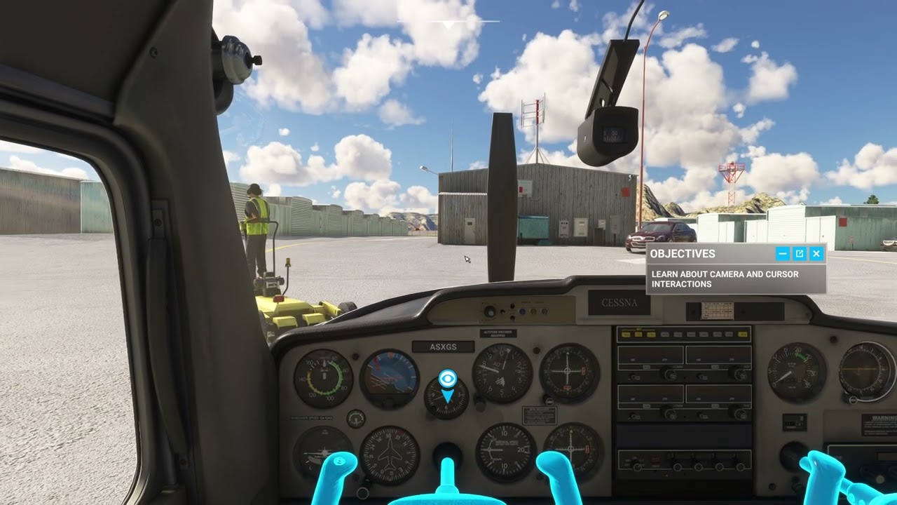 Microsoft Flight Simulator – Lesson 1: Mastering Basic Controls & Cockpit Interaction