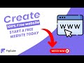 How to create a free website in 10min found a new tool to create your website for free figcube