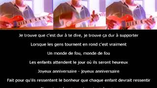 Mad World - Gary Jules - cover + traduction français by Clou Rouillé 179 views 6 years ago 3 minutes, 2 seconds
