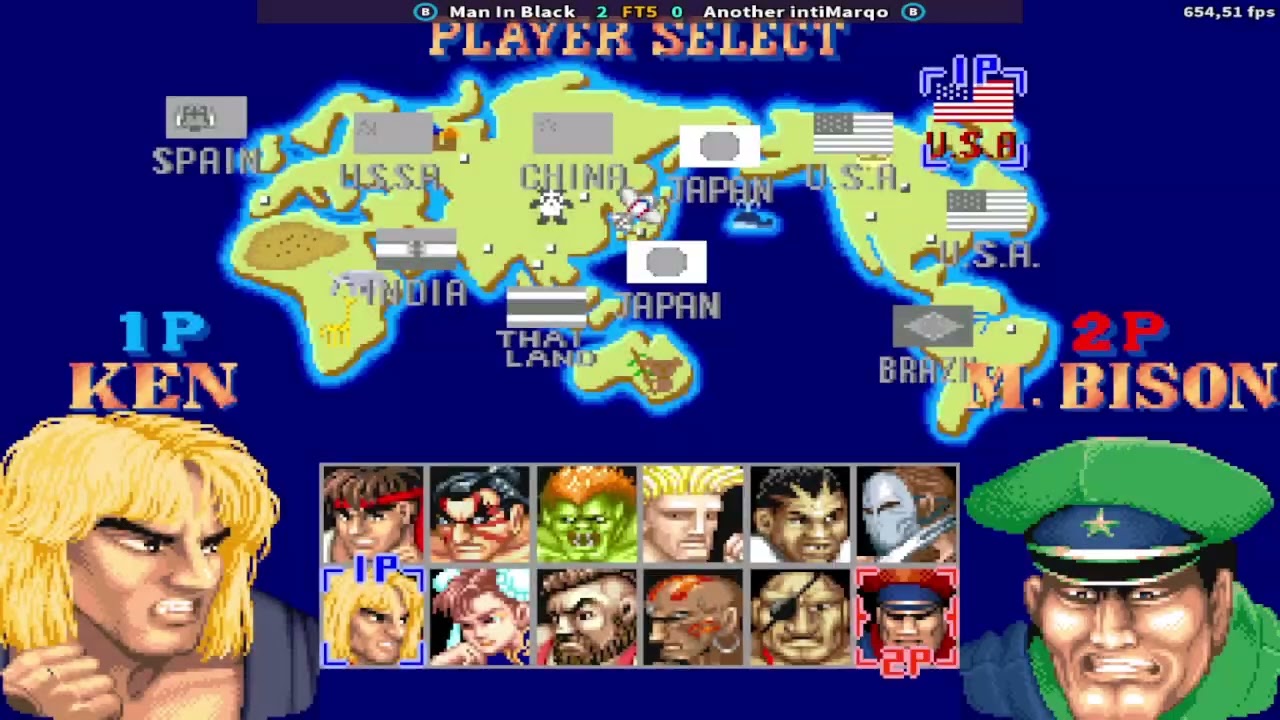 SF2'CE: MiB (Ken) 05 x 00 Ryan Peru (M.Bison)