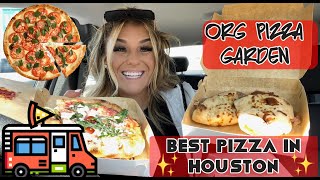 Best Pizza In Houston Hands Down!🍕🙌🏼 (ORG Pizza Garden)