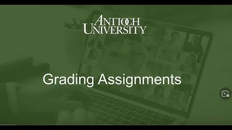 Grading Assignments in Sakai 2022