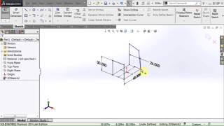 SOLIDWORKS  3D Sketch Basics