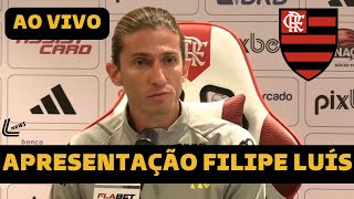 Thumbnail for APRESENTAÇÃO FILIPE LUIS AO VIVO NO FLAMENGO - ACOMPANHE A PRIMEIRA COLETIVA DO NOVO TREINADOR