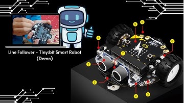 Demo - Line Follower - Tiny:bit Smart Robot
