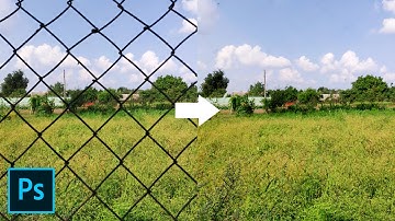 Remove Fence Easily in Photoshop - Tutorial Photoshop CC 2020