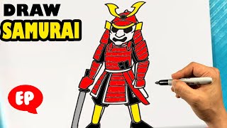 EASY How to Draw SAMURAI | Step by Step