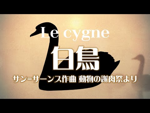 サン=サーンス 組曲「動物の謝肉祭」より 《白鳥》