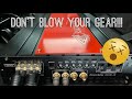 How to setup your amp for beginners. Adjust LPF, HPF, Sub sonic, gain, amplifier tune/ dial in.